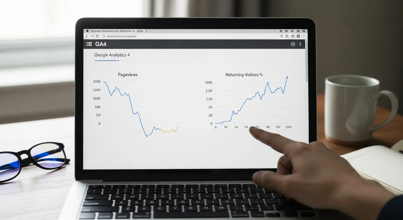 Dashboard displaying alternative journalism metrics including return visitor rates, engaged time, policy impact tracking, and community action outcomes