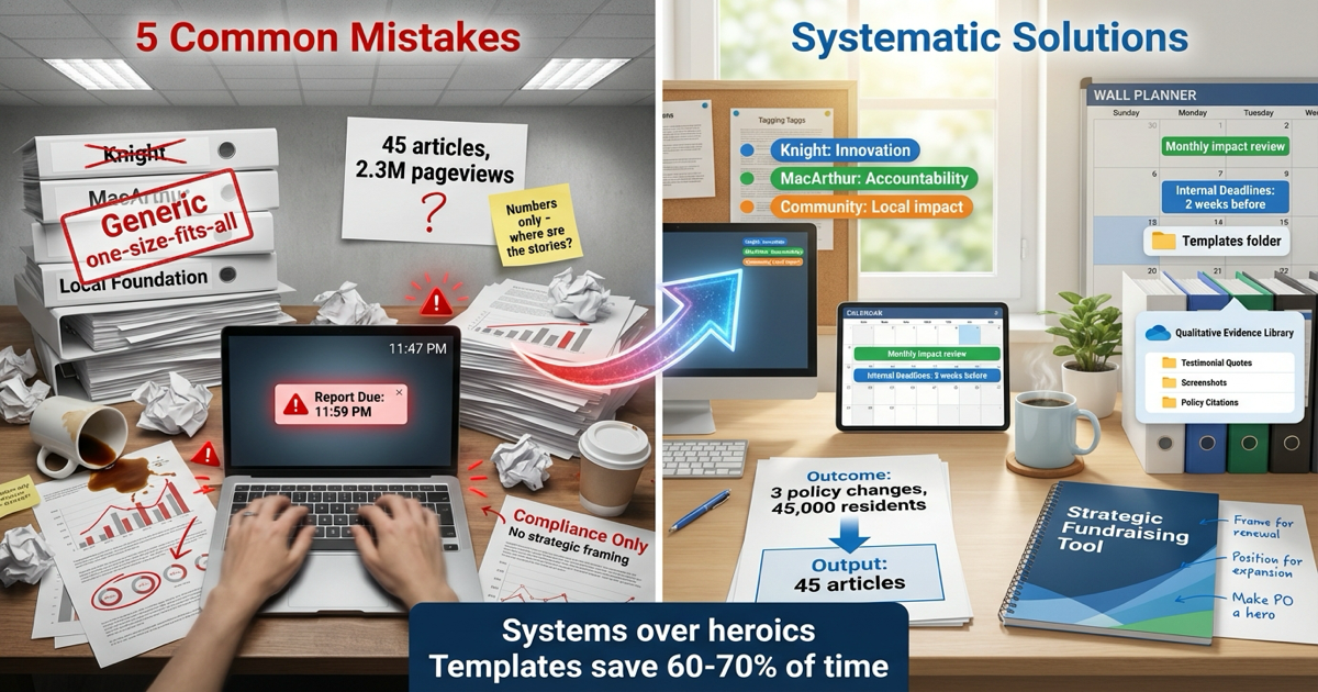 5 Common Grant Reporting Mistakes and How to Avoid Them